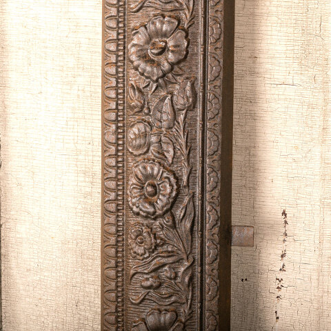 #44261 Salvaged Antique Cast Iron Fireplace Surround image 3