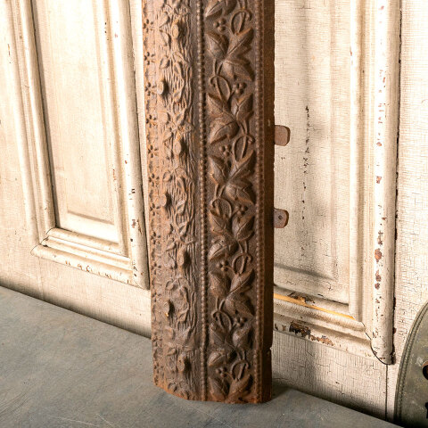 #44263 Salvaged Antique Cast Iron Fireplace Surround image 4