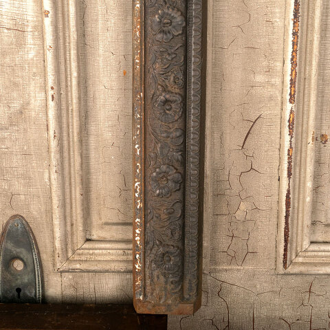 #44266 Salvaged Antique Cast Iron Fireplace Surround image 5