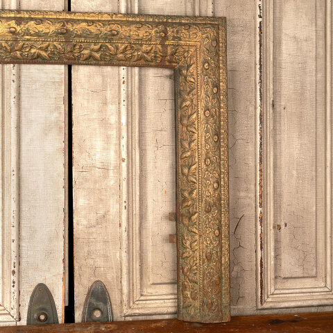 #44269 Salvaged Antique Cast Iron Fireplace Surround image 6