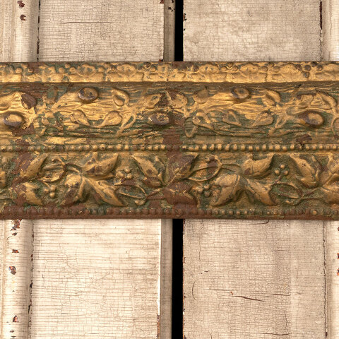 #44269 Salvaged Antique Cast Iron Fireplace Surround image 4