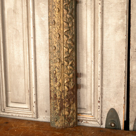 #44269 Salvaged Antique Cast Iron Fireplace Surround image 3