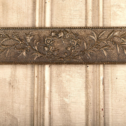 #44272 Salvaged Antique Cast Iron Fireplace Surround image 4