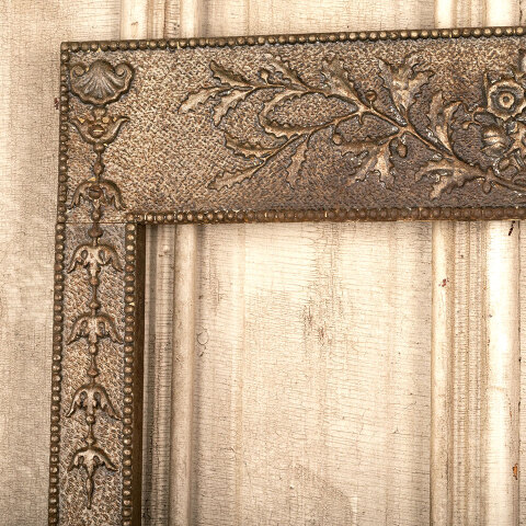 #44272 Salvaged Antique Cast Iron Fireplace Surround image 2