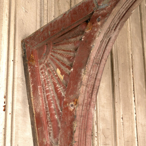 #44294 Salvaged Antique Wood Porch Corbel Bracket image 2