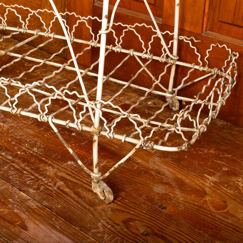 #44328 Antique Victorian Metal Wire Plant Stand image 4