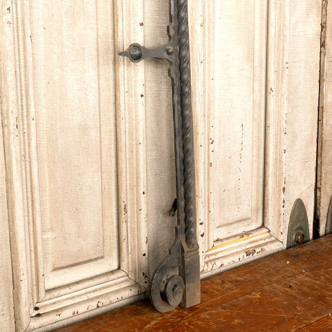 #44363 Antique Wrought Iron Fireplace Surround image 7