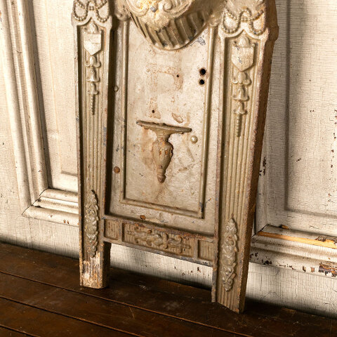 #44377 Antique Cast Iron Figural Theater Seat End image 3