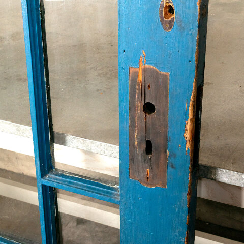 #44382 41x103 Salvaged Large Antique French Door image 4