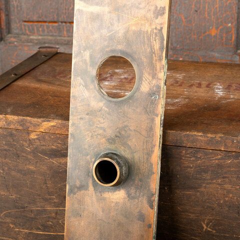 #4442 Antique Bronze Entry Doorknob Backplate image 4