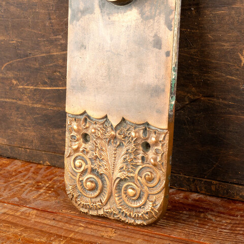 #4442 Antique Bronze Entry Doorknob Backplate image 5