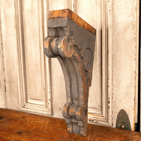 #44487 Salvaged Antique Wood Corbel Bracket image 2