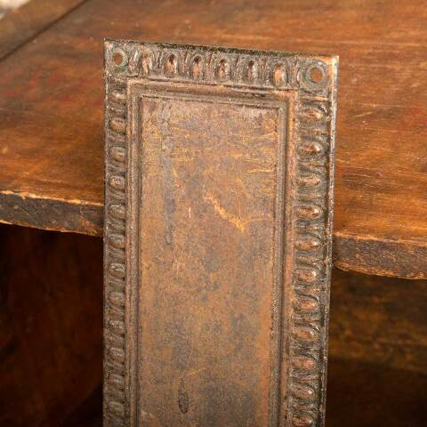 #44506 Antique Egg & Dart Door Push Plate Hardware image 3