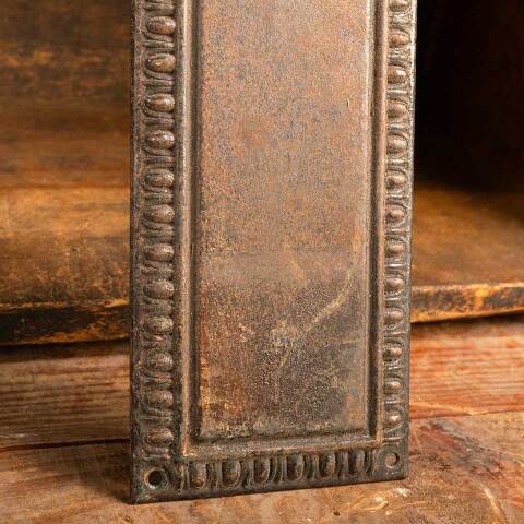 #44506 Antique Egg & Dart Door Push Plate Hardware image 4