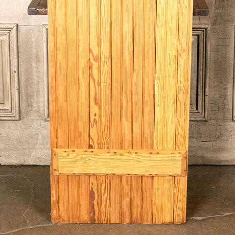 #44616 21x72 Salvaged Antique Pine Beadboard Door image 6
