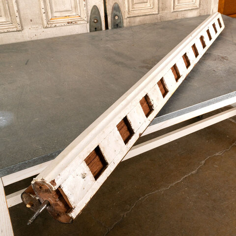 #44761 Salvaged Antique Wood Staircase Handrail image 5