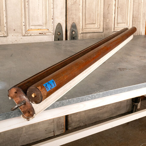 #44761 Salvaged Antique Wood Staircase Handrail image 6