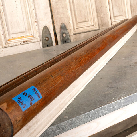 #44761 Salvaged Antique Wood Staircase Handrail image 7