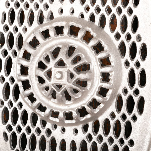 #44788 Ornate Cast Aluminum Oval House Vent image 2