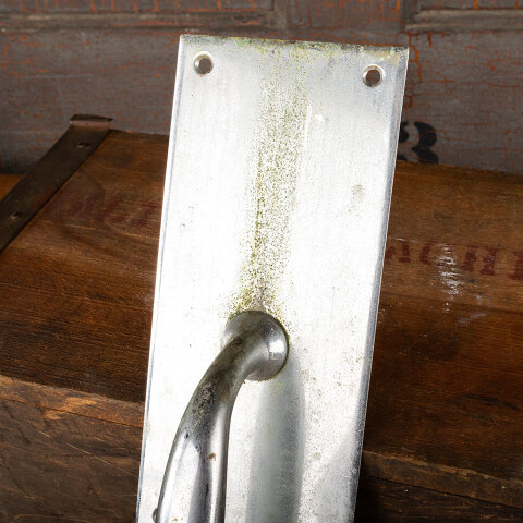 #44834 Vintage Chrome Door Pull Handle Hardware image 4