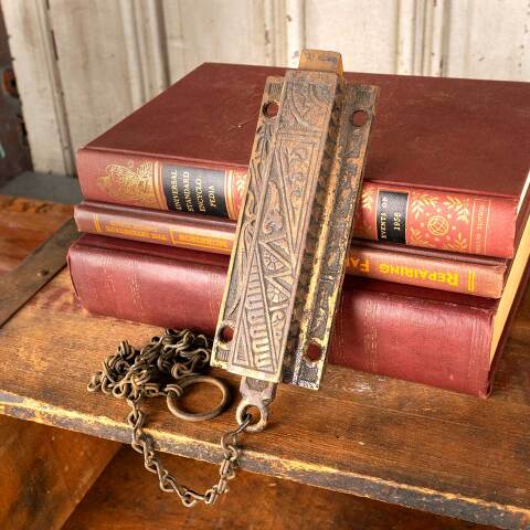 #45026 Antique Victorian Eastlake Surface Door Latch image 5