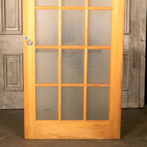 #45036 36x80 Modern 15 Lite Wood French Door image 6