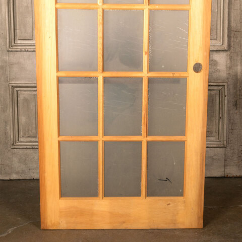 #45036 36x80 Modern 15 Lite Wood French Door image 3