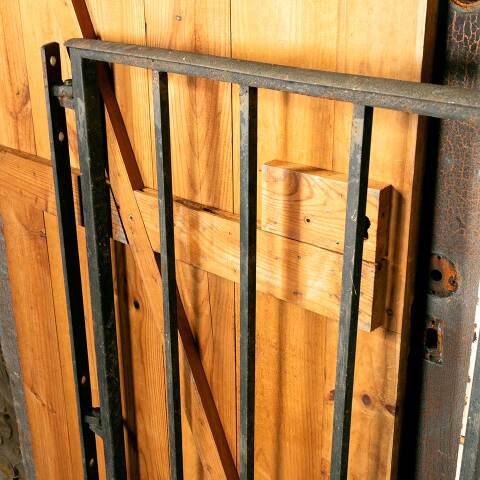 #45128 Vintage Wrought Iron Driveway Gates image 5