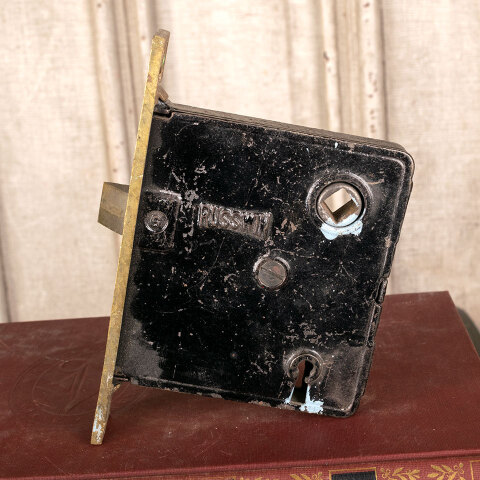 #45216 Antique Russwin Door Mortise Latch Lock image 2