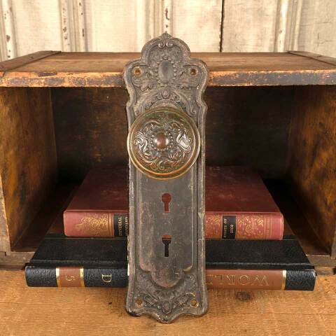 #45222 Antique Lockwood Entry Door Hardware Set image 2