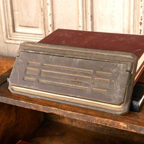 #45275 Antique Brass Entry Door Mail Slot Hardware image 7