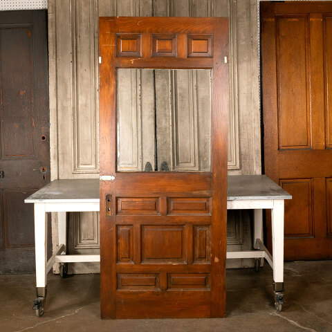 #45323 34x81 Salvaged Victorian Half Lite Entry Door image 6