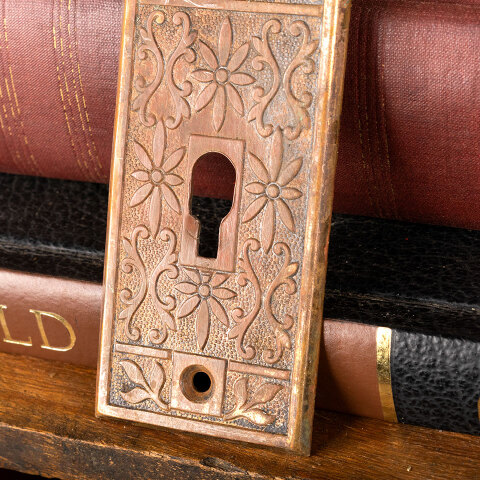 #45330 Antique Lockwood Doorknob Backplate image 5