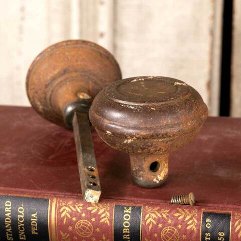 #45359 Antique Russell & Erwin Doorknobs image 5