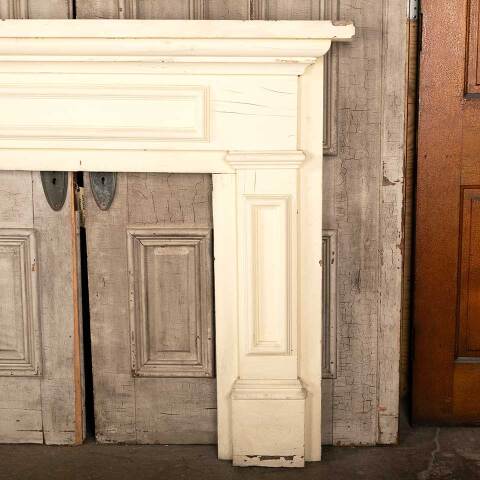#45370 Salvaged Antique Wood Fireplace Mantel image 7