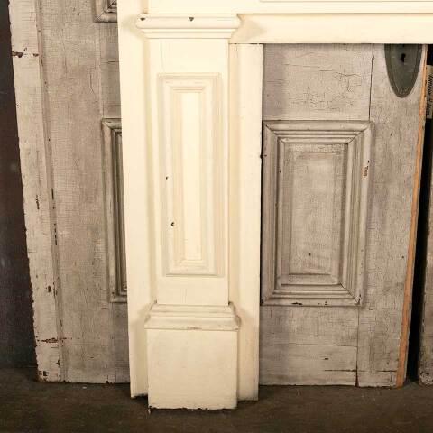 #45370 Salvaged Antique Wood Fireplace Mantel image 3