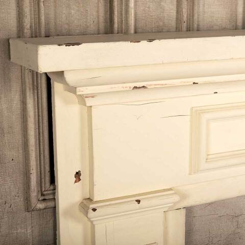 #45370 Salvaged Antique Wood Fireplace Mantel image 2