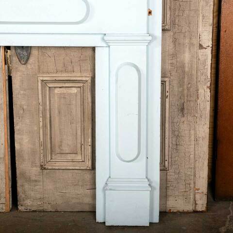 #45378 Salvaged Antique Wood Fireplace Mantel image 8