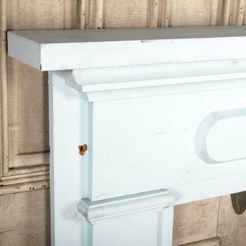 #45378 Salvaged Antique Wood Fireplace Mantel image 2