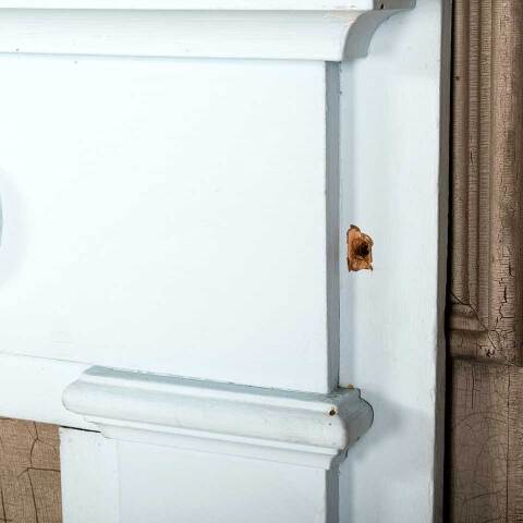 #45378 Salvaged Antique Wood Fireplace Mantel image 7