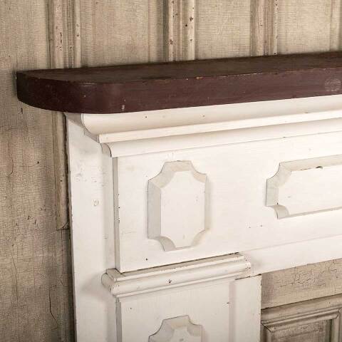 #45380 Salvaged Antique Wood Fireplace Mantel image 2