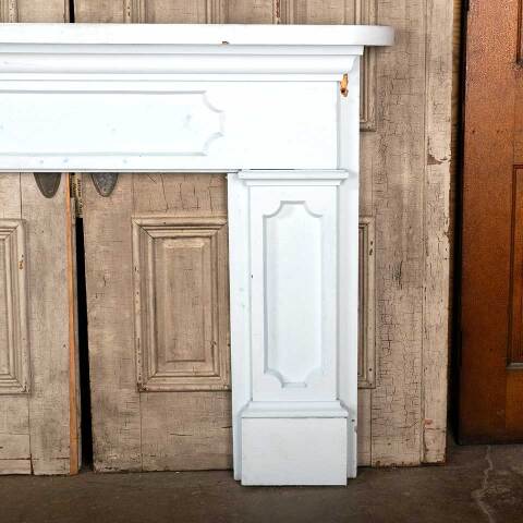 #45384 Salvaged Antique Wood Fireplace Mantel image 7