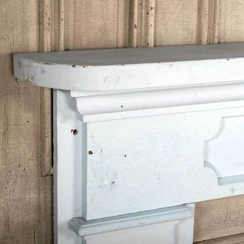 #45384 Salvaged Antique Wood Fireplace Mantel image 2