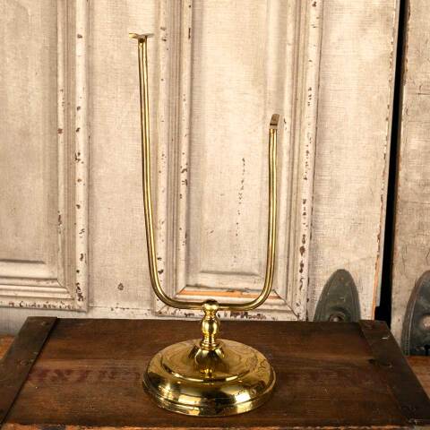 #45391 Antique Brass Hand Towel Wash Cloth Stand image 5