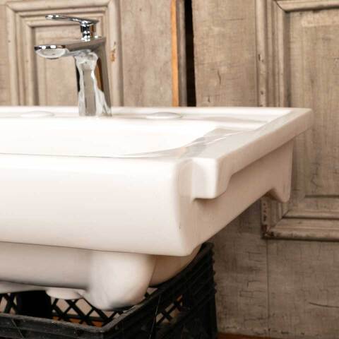 #45525 Vintage "Standard" Porcelain Bathroom Sink image 5