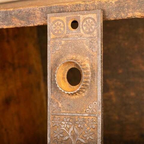 #45551 Antique Lockwood Doorknob Backplate image 6