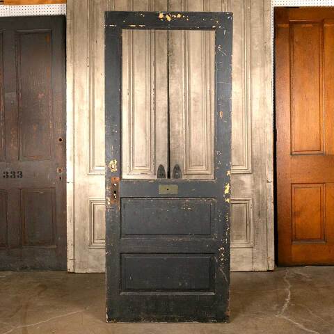 #45625 34x84 Salvaged Antique Half Lite Entry Door image 5