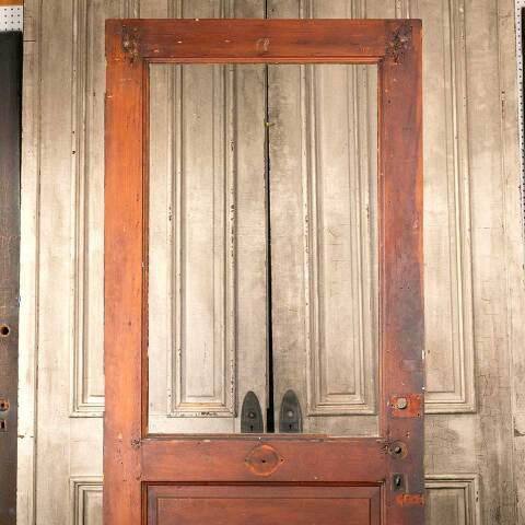 #45625 34x84 Salvaged Antique Half Lite Entry Door image 2