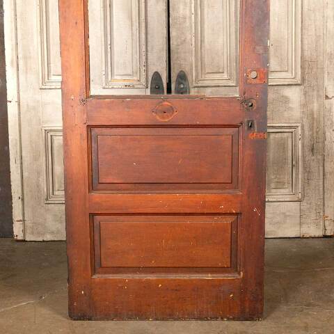 #45625 34x84 Salvaged Antique Half Lite Entry Door image 3