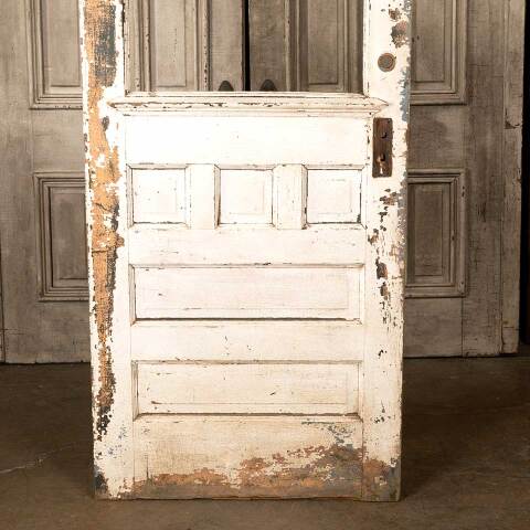#45627 32x78 Salvaged Antique Half Lite Entry Door image 3